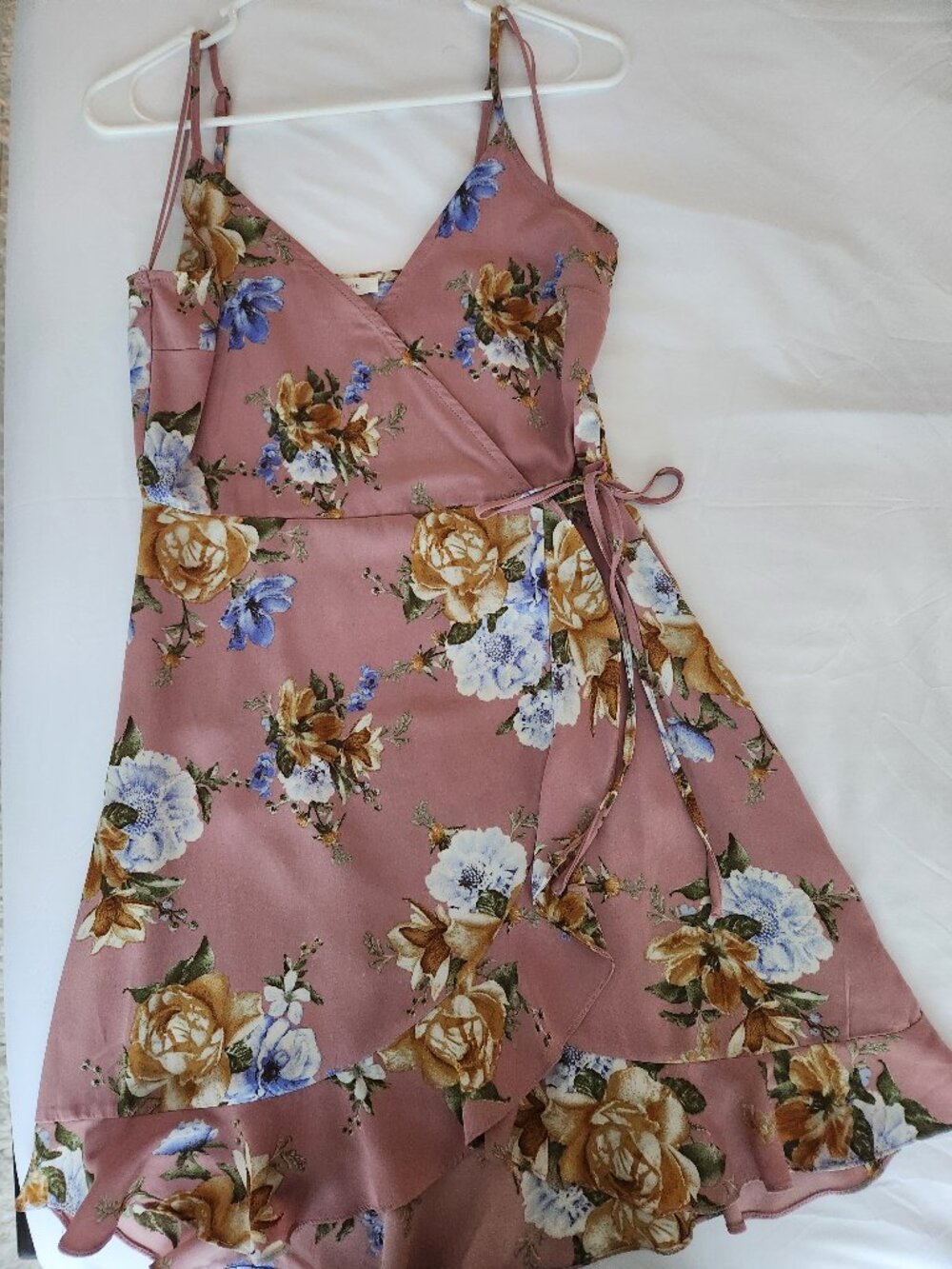 Mine Floral Mock Wrap Sundress – Size M – NWOT